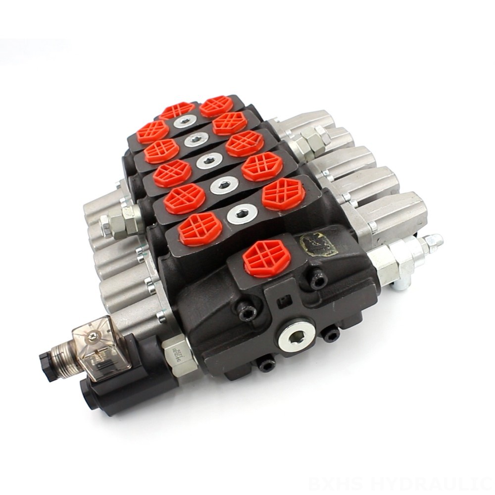 Hydraulic Selector Valve 12v Manual Monoblock Directional Valve - SD8 Series | Wholesale & OEM image